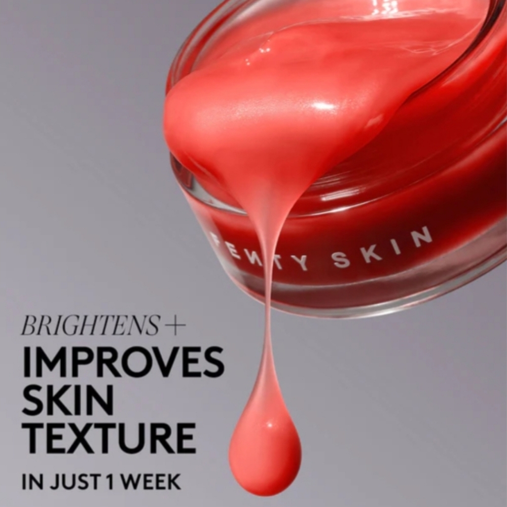NEW Fenty‎ Skin Cherry Dub Bha 2 Bright 5% AHA Face Mask 2.5 oz Rihanna Beauty.